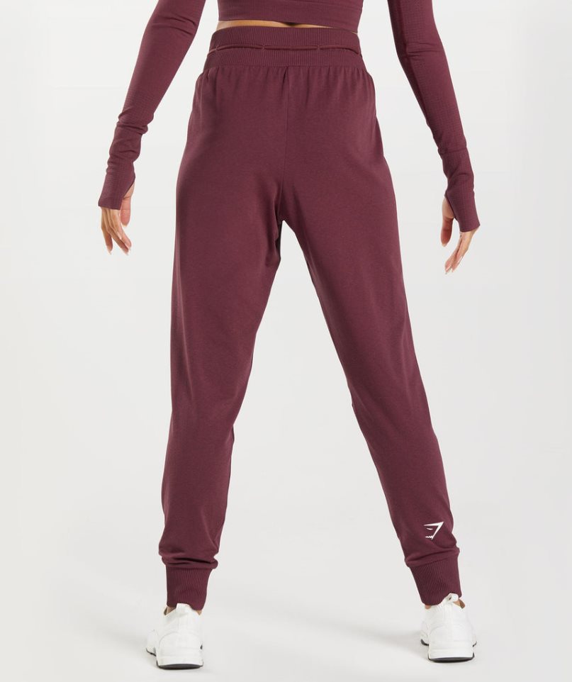 Women's Gymshark Vital Seamless 2.0 Jogger Burgundy | CA 03A75D